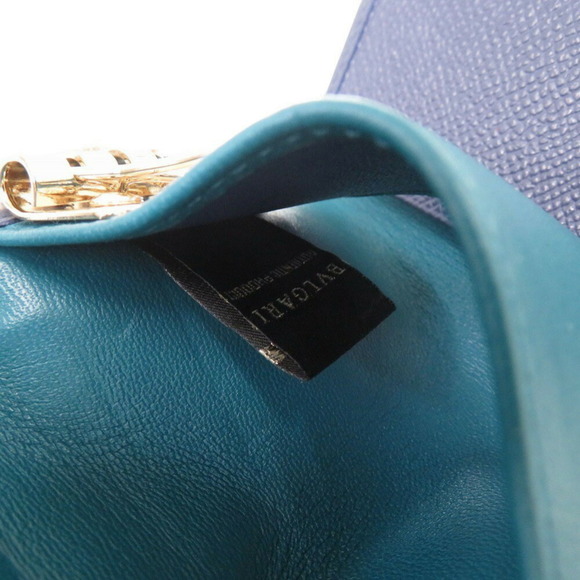 Bvlgari Men's Blue Leather 6-Key Case (1469) - Picture 11 of 11